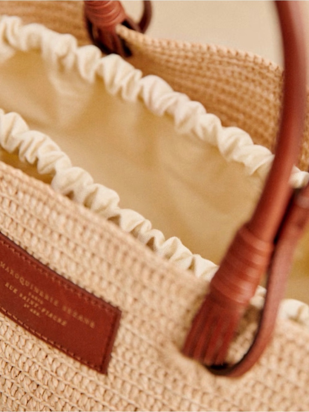 JUSTINE BASKET BAG - Picture 4 of 10